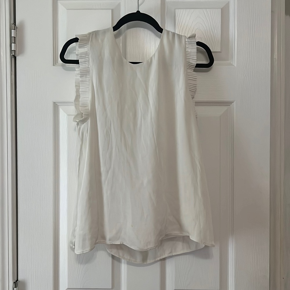 Boss Silky White Blouse, Small